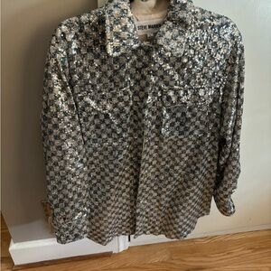 Steve Madden sequin jacket, size large
